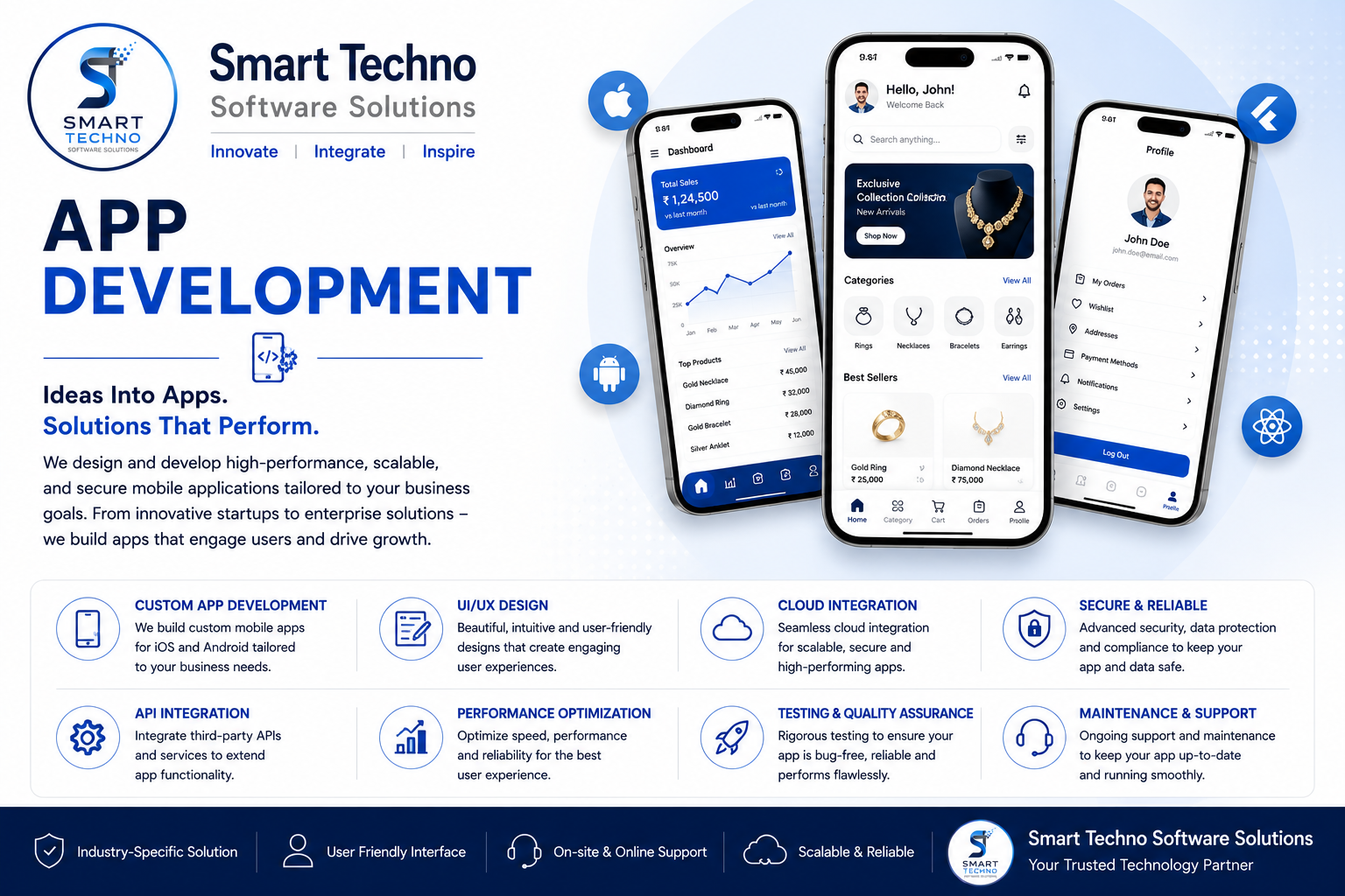 Smart Techno app development services