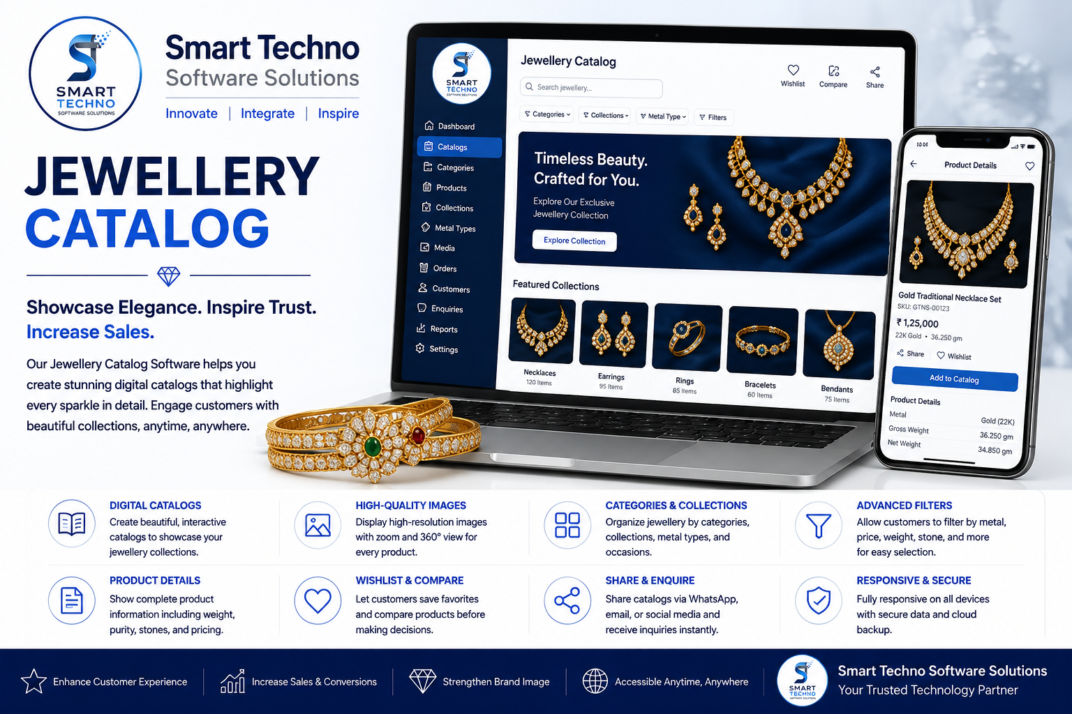 Smart Techno Jewellery Catalog software